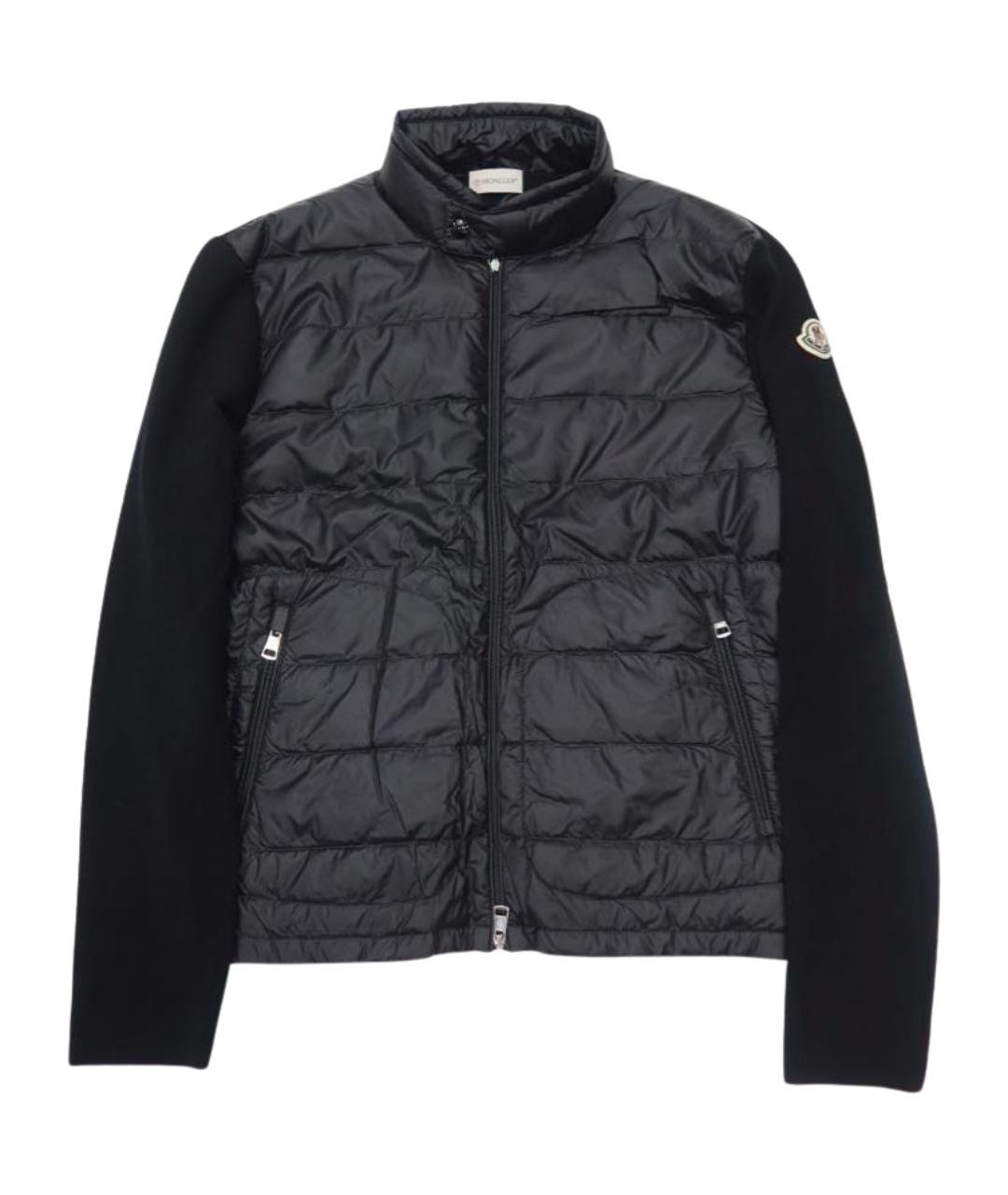 MONCLER Черная шерстяная куртка, фото 1