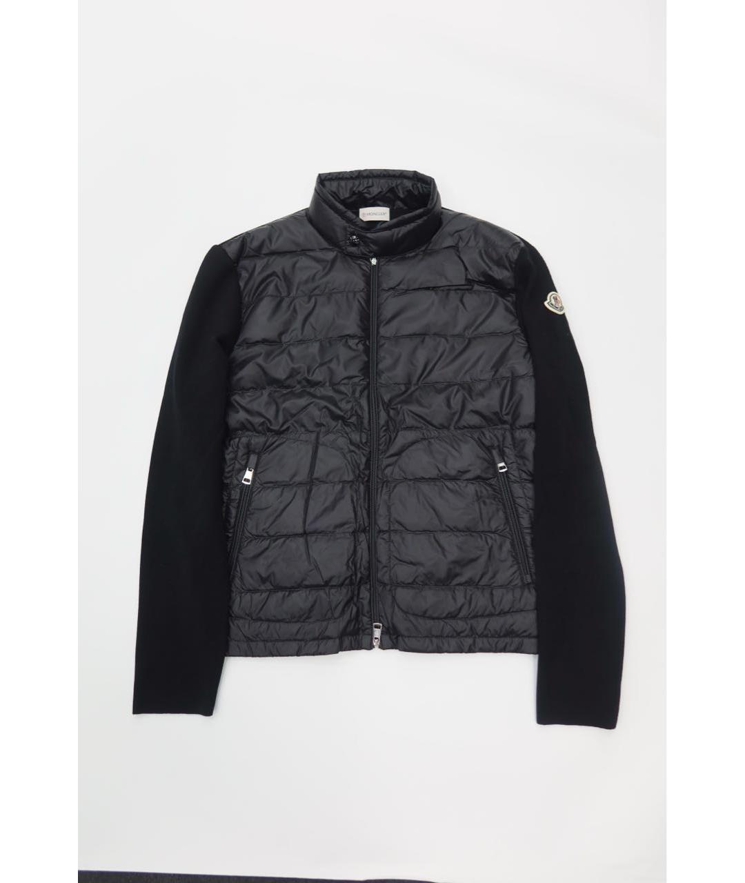 MONCLER Черная шерстяная куртка, фото 6