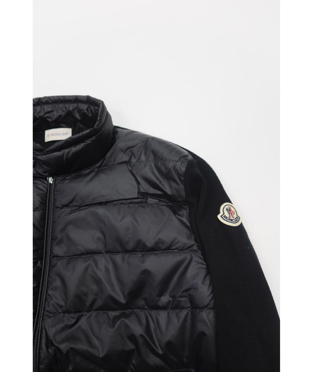 MONCLER Черная шерстяная куртка, фото 4