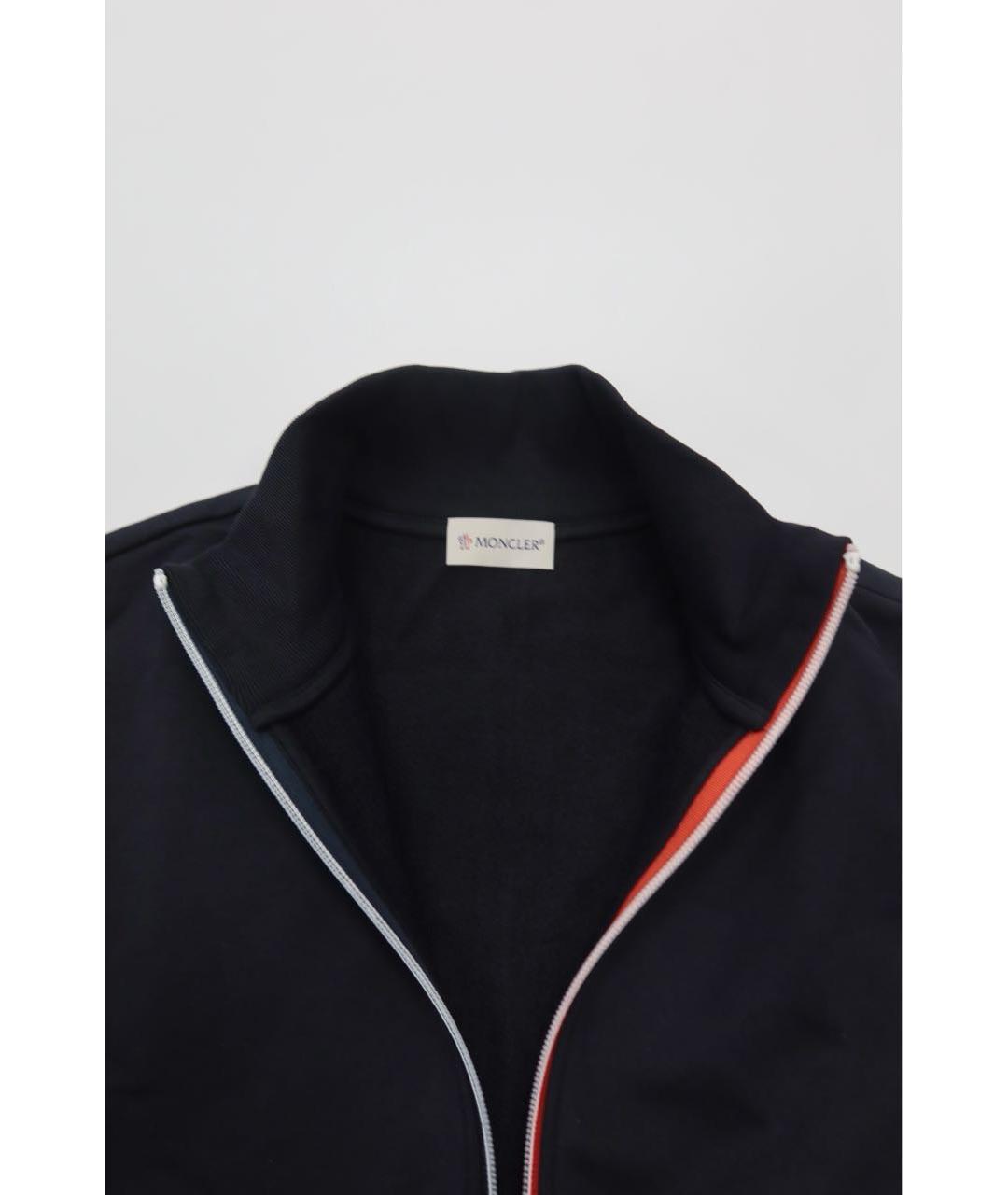 MONCLER Черный хлопковый кардиган, фото 6
