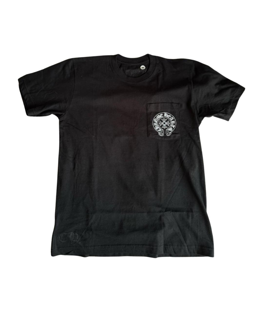 CHROME HEARTS Черная хлопковая футболка, фото 1