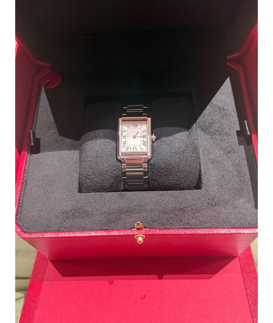 CARTIER Серебряные часы, фото 4