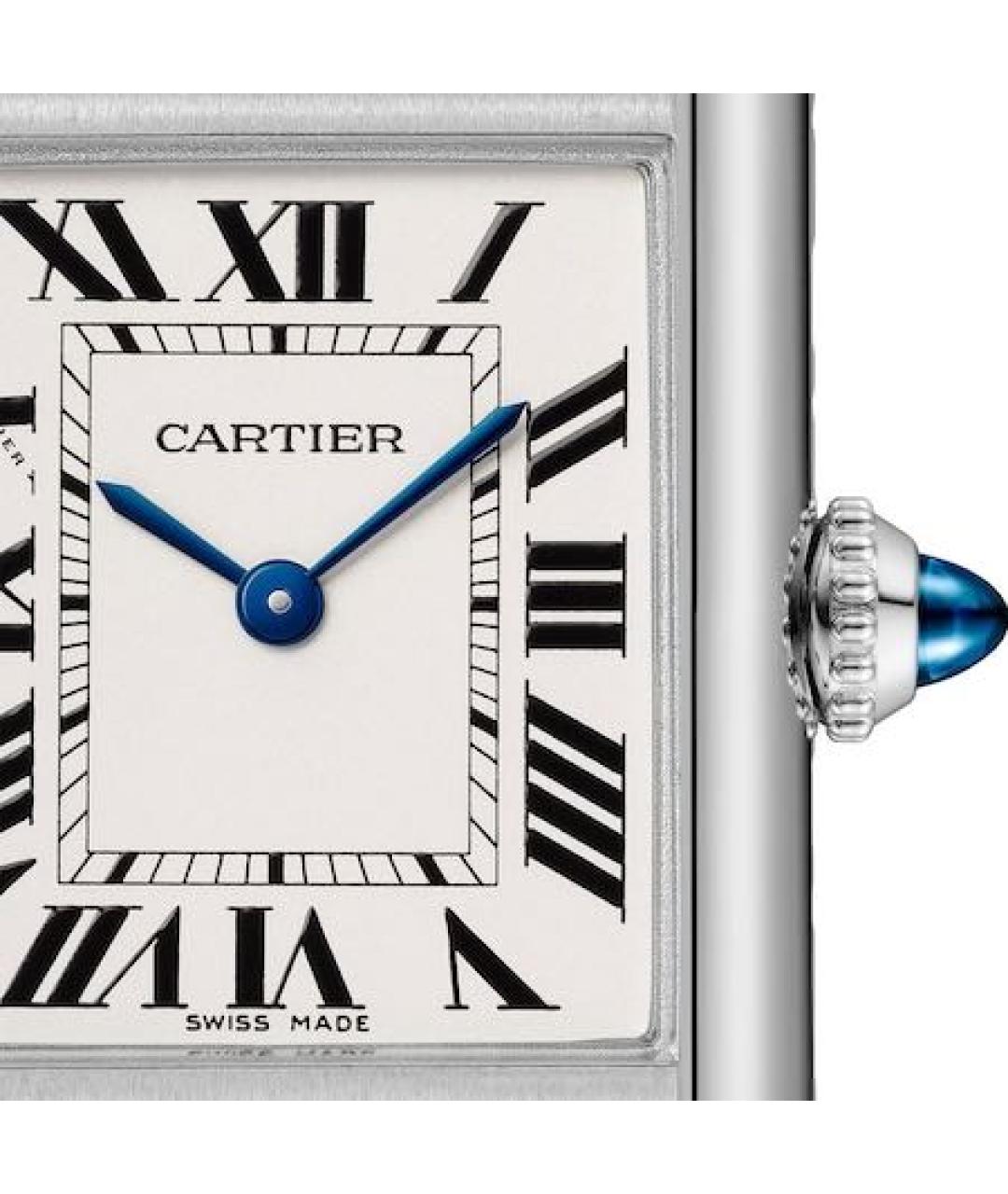 CARTIER Серебряные часы, фото 7