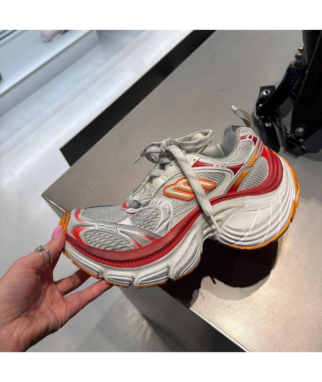 BALENCIAGA Красные кроссовки, фото 3
