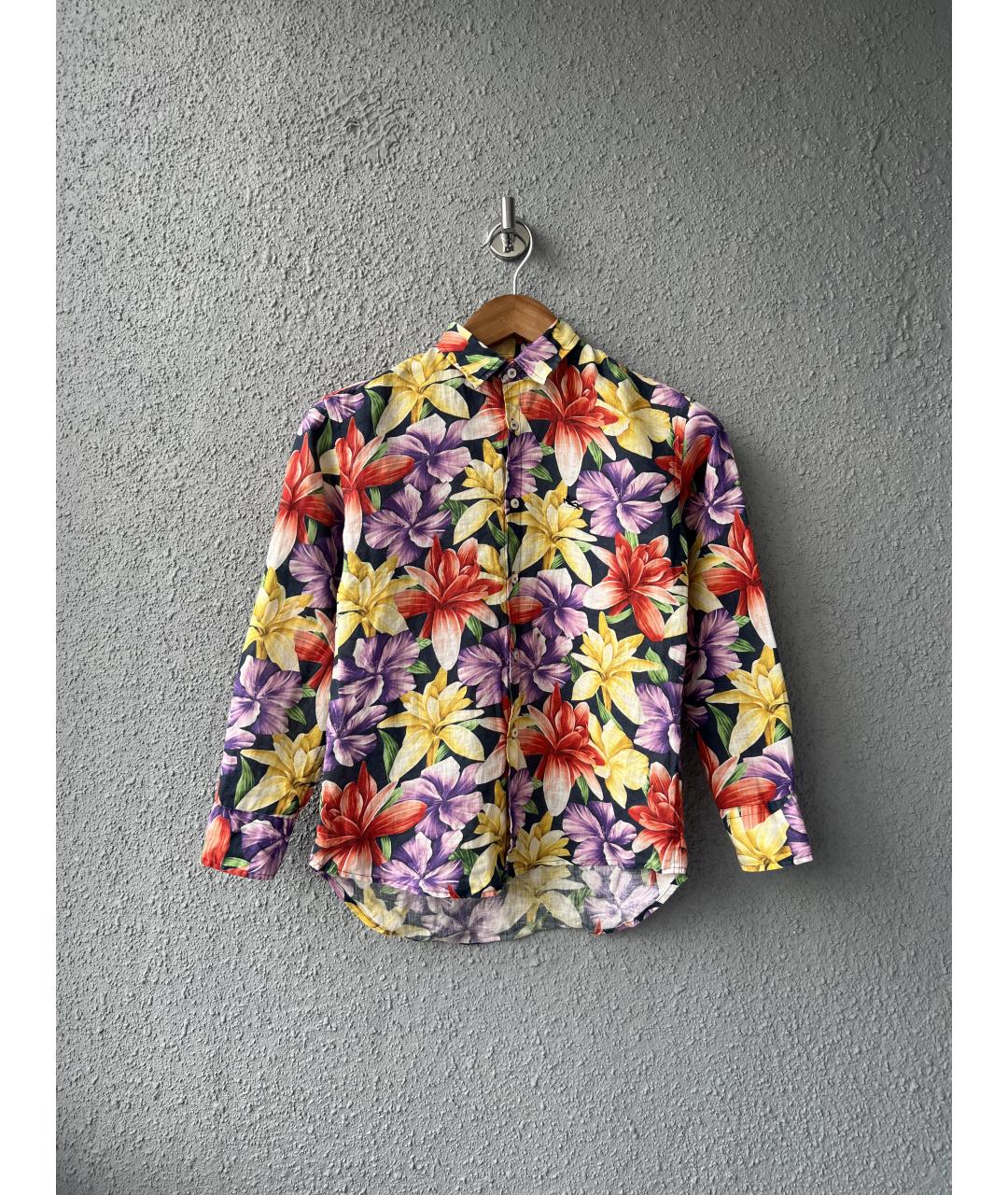 ETRO Мульти льняная блузы, фото 6