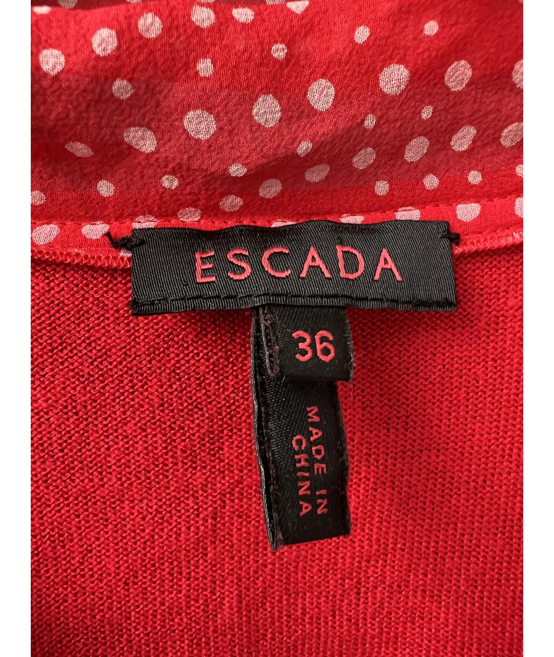 ESCADA Красный кардиган, фото 3