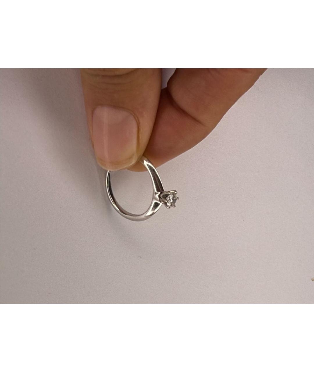 TIFFANY&CO Серебряное платиновое кольцо, фото 7