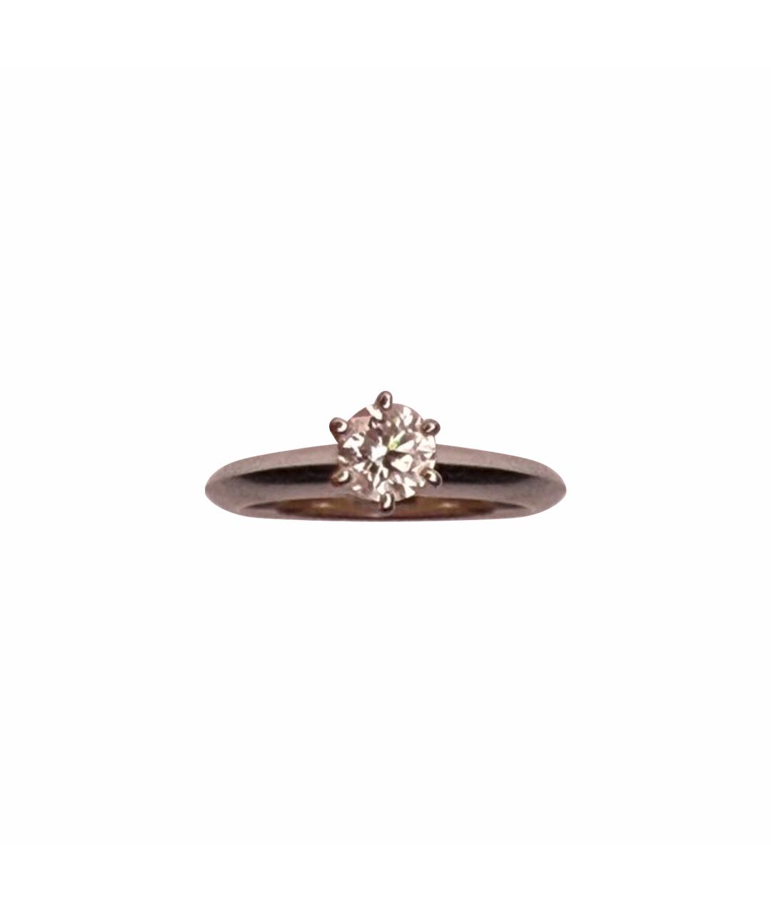 TIFFANY&CO Серебряное платиновое кольцо, фото 1