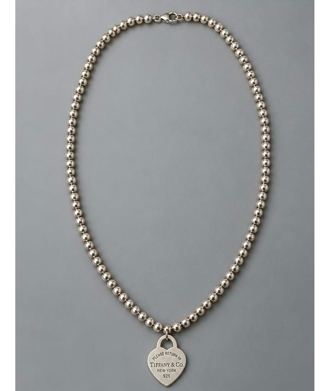 TIFFANY&CO Серебряное серебряное колье, фото 7