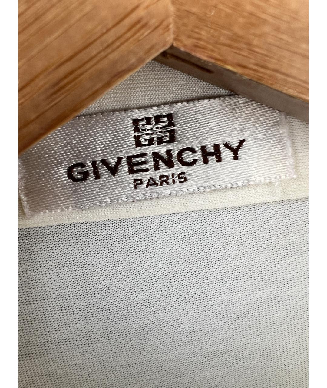 GIVENCHY Бежевое поло с коротким рукавом, фото 5