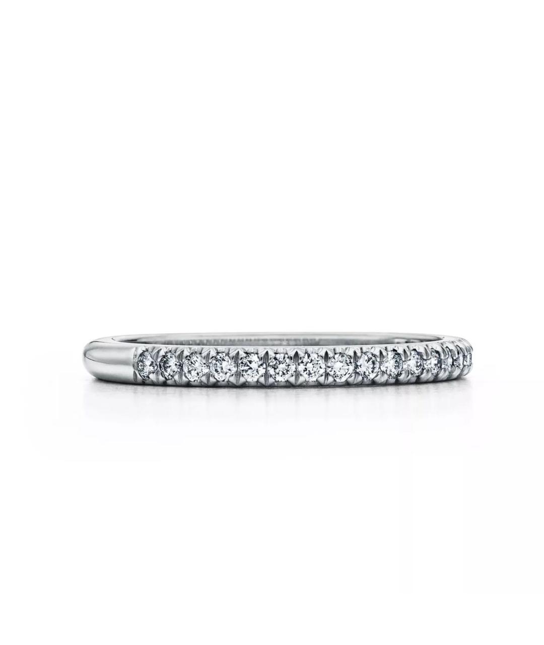 TIFFANY&CO Белое платиновое кольцо, фото 8