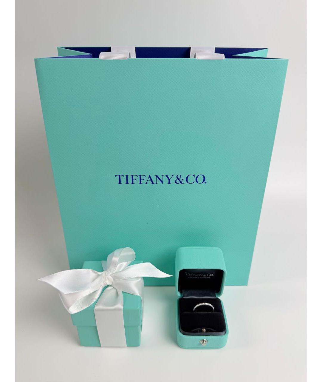 TIFFANY&CO Белое платиновое кольцо, фото 2