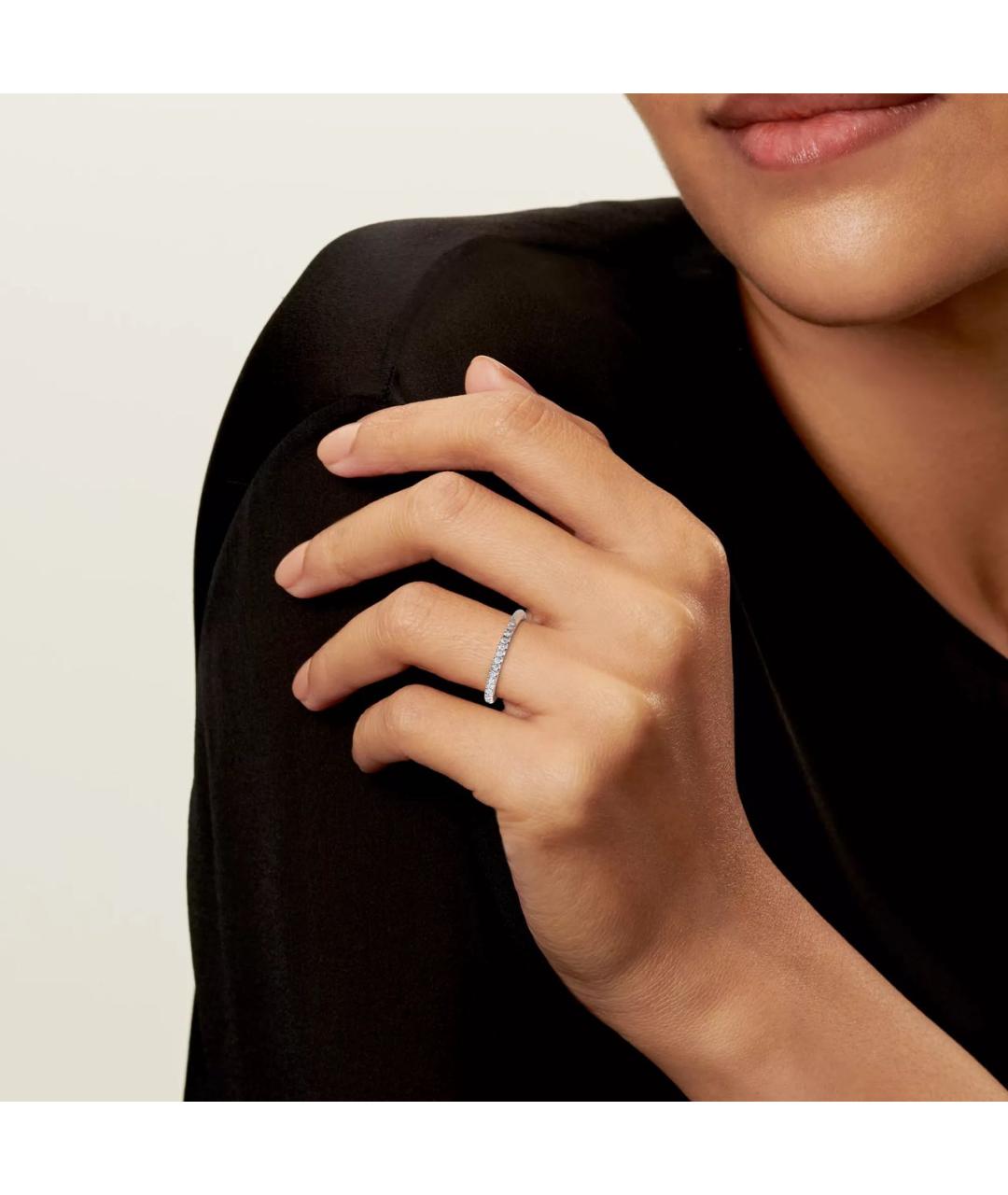 TIFFANY&CO Белое платиновое кольцо, фото 7
