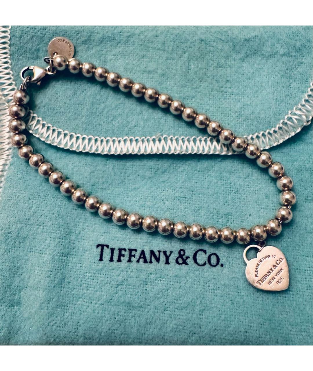 TIFFANY&CO Серебряный серебряный браслет, фото 2