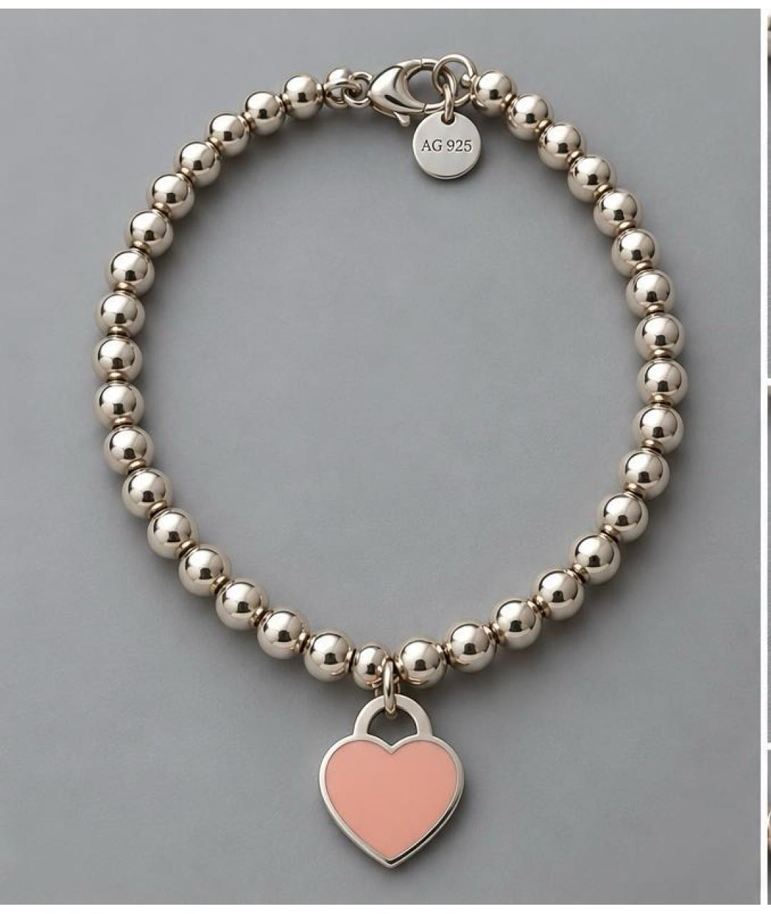 TIFFANY&CO Серебряный серебряный браслет, фото 6