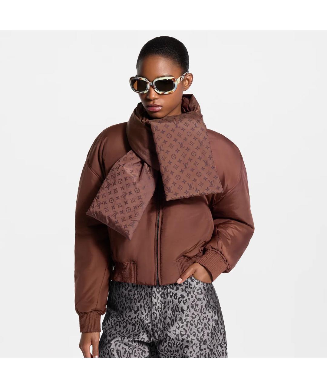LOUIS VUITTON Коричневая куртка, фото 2