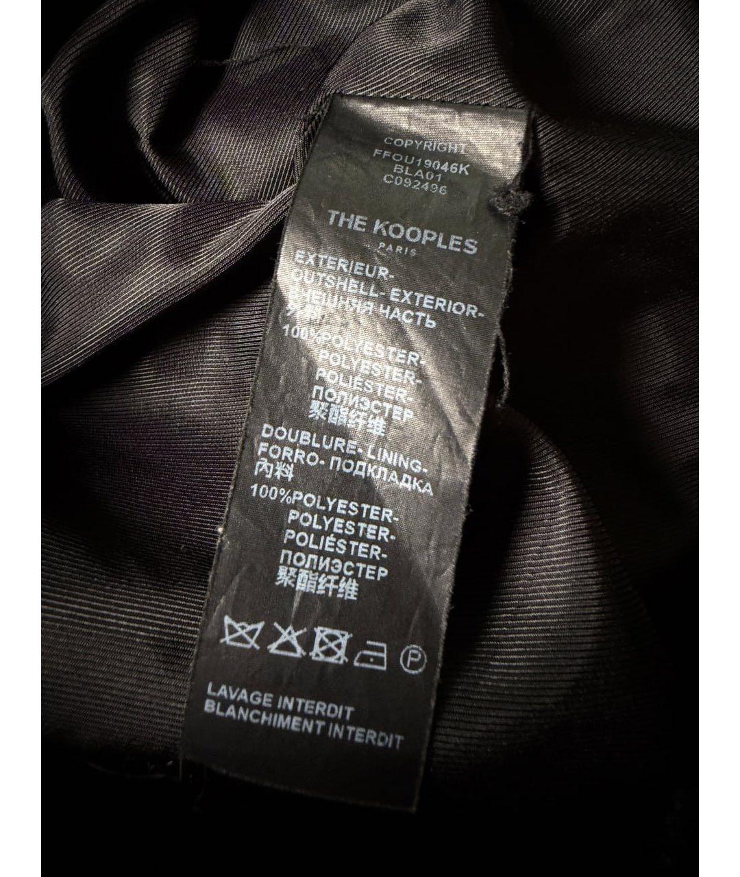 THE KOOPLES Черная меховая куртка, фото 7