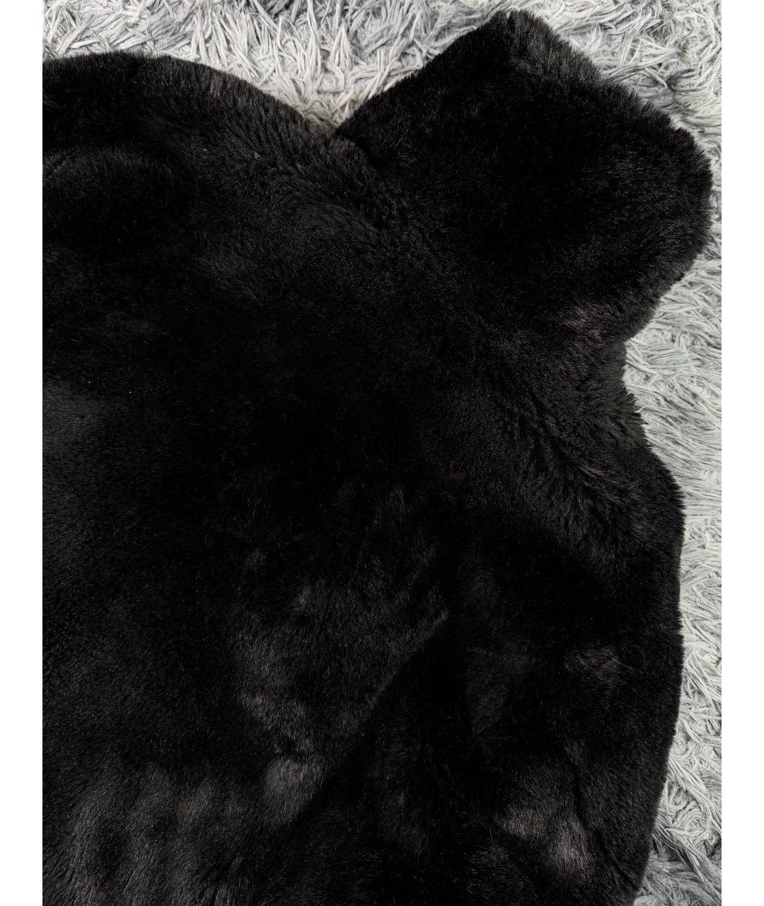THE KOOPLES Черная меховая куртка, фото 3