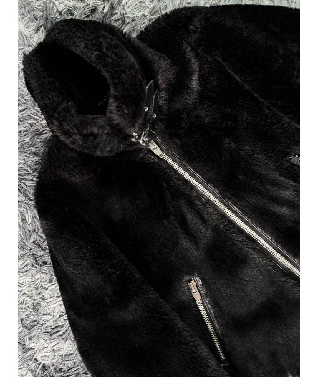 THE KOOPLES Черная меховая куртка, фото 4
