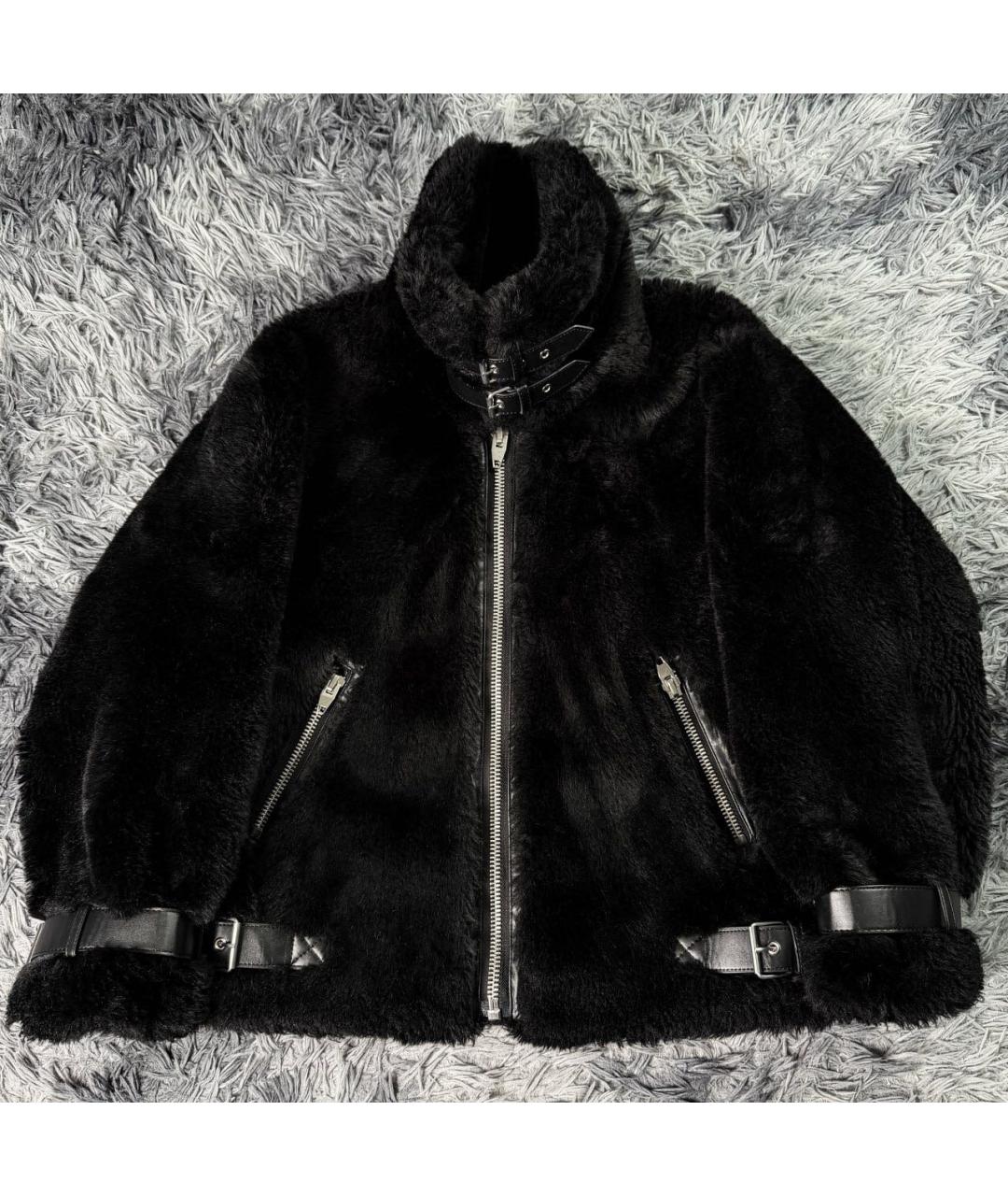 THE KOOPLES Черная меховая куртка, фото 8