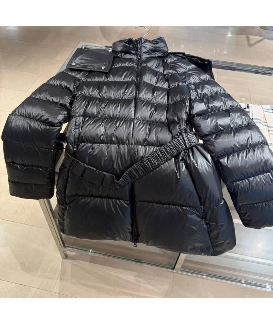 BURBERRY Черный пуховик, фото 2