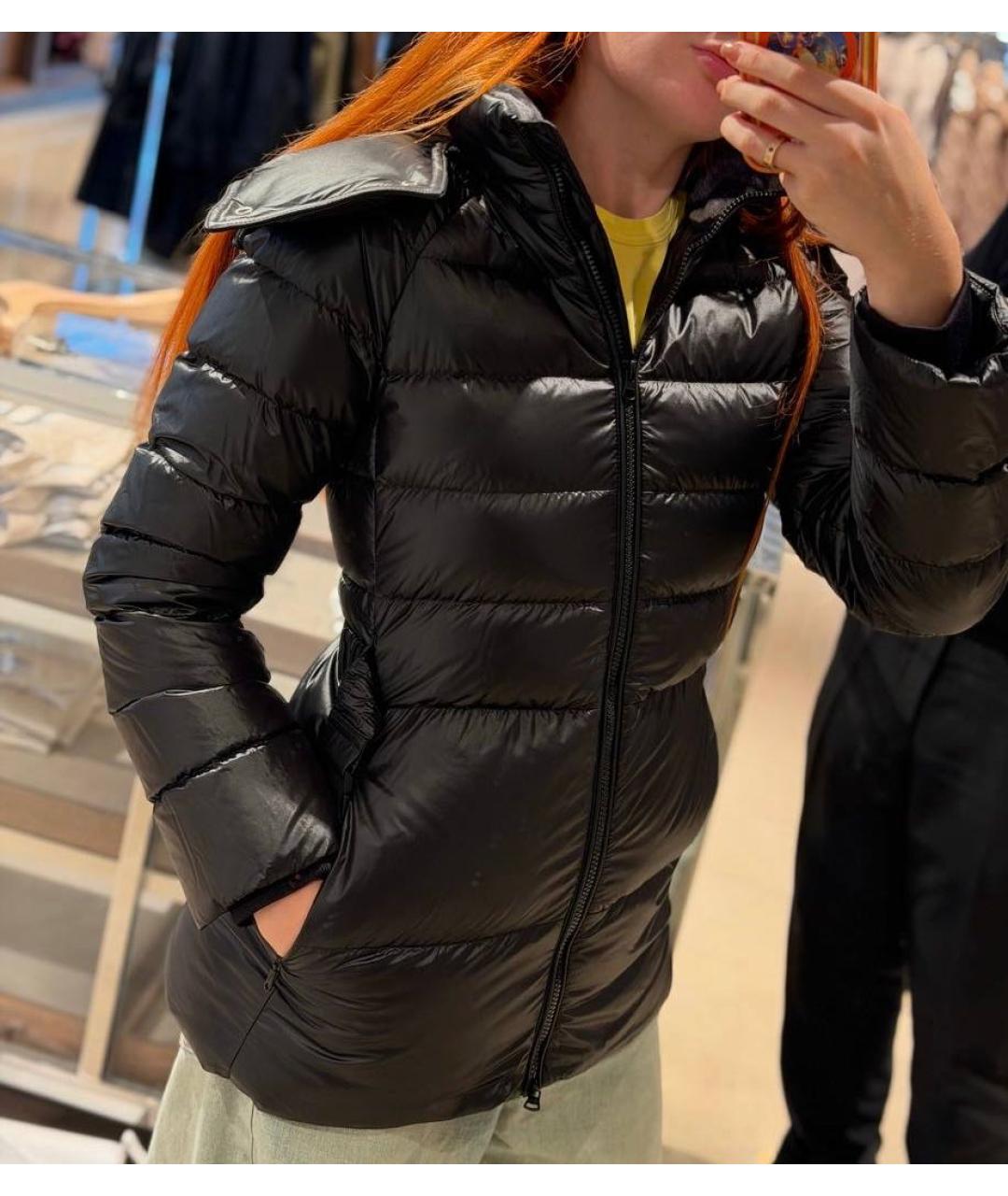 BURBERRY Черный пуховик, фото 4