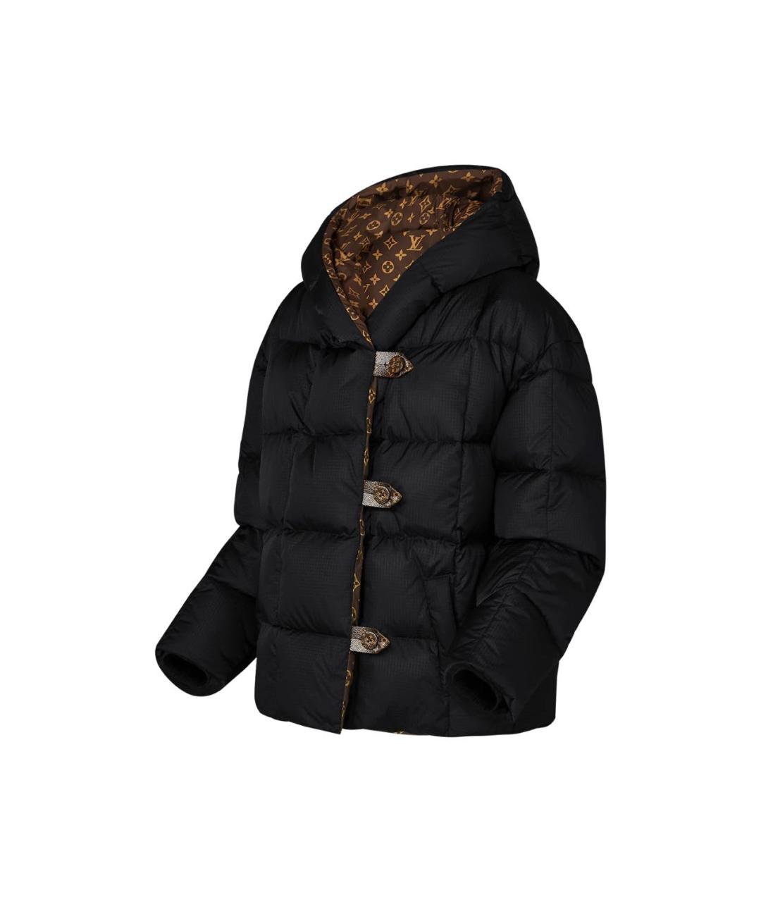 LOUIS VUITTON Черный пуховик, фото 2