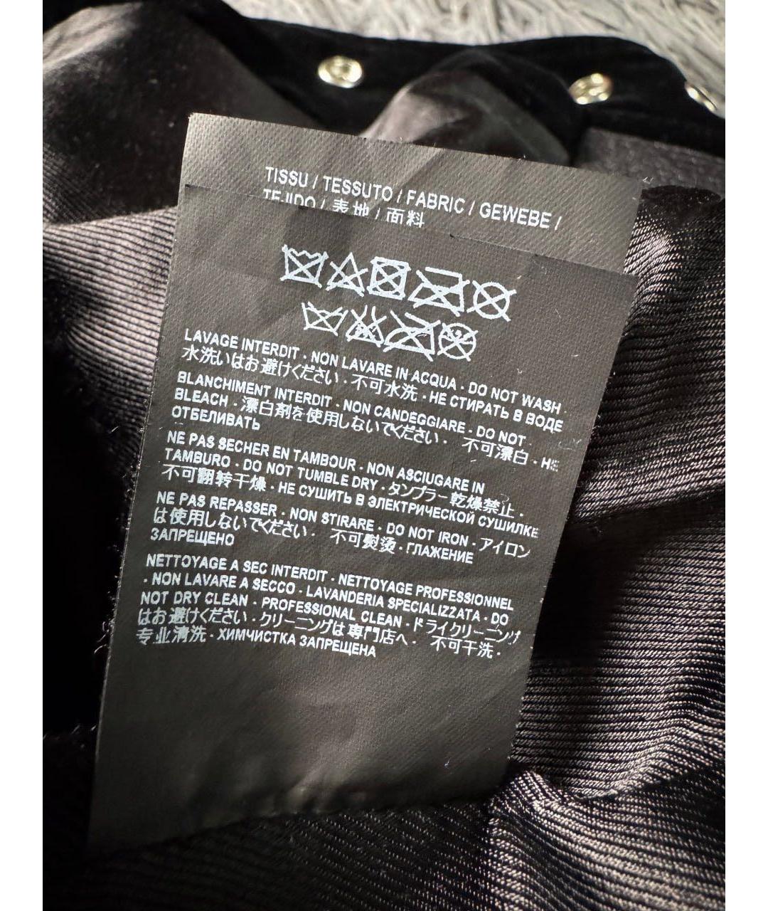 SAINT LAURENT Черная хлопковая куртка, фото 8