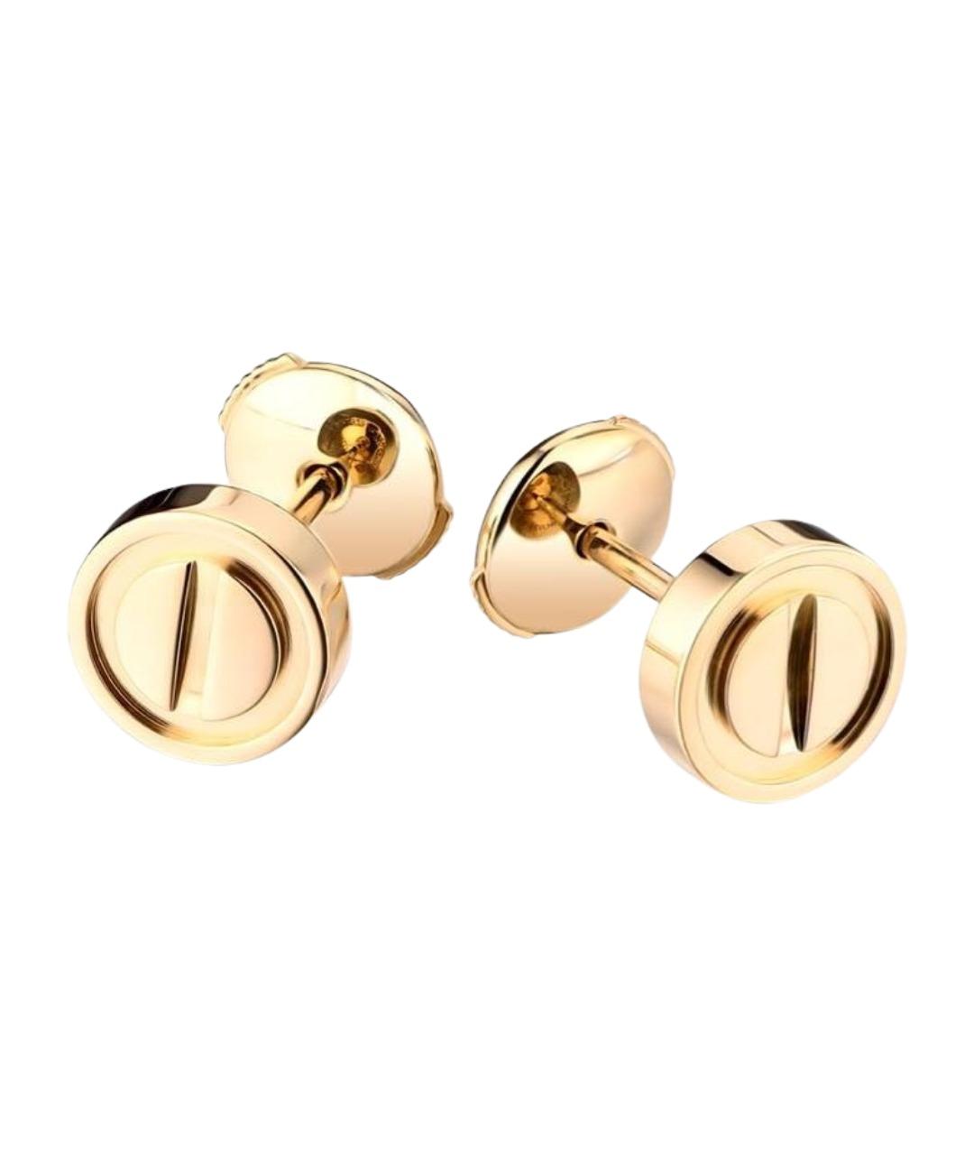 CARTIER Золотые серьги из желтого золота, фото 1