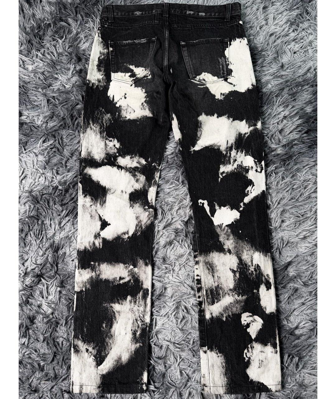 SAINT LAURENT Белые хлопковые джинсы скинни, фото 2