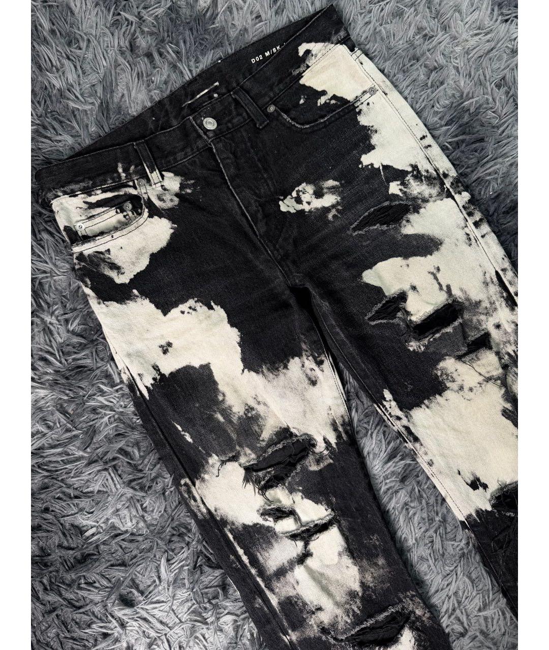 SAINT LAURENT Белые хлопковые джинсы скинни, фото 4