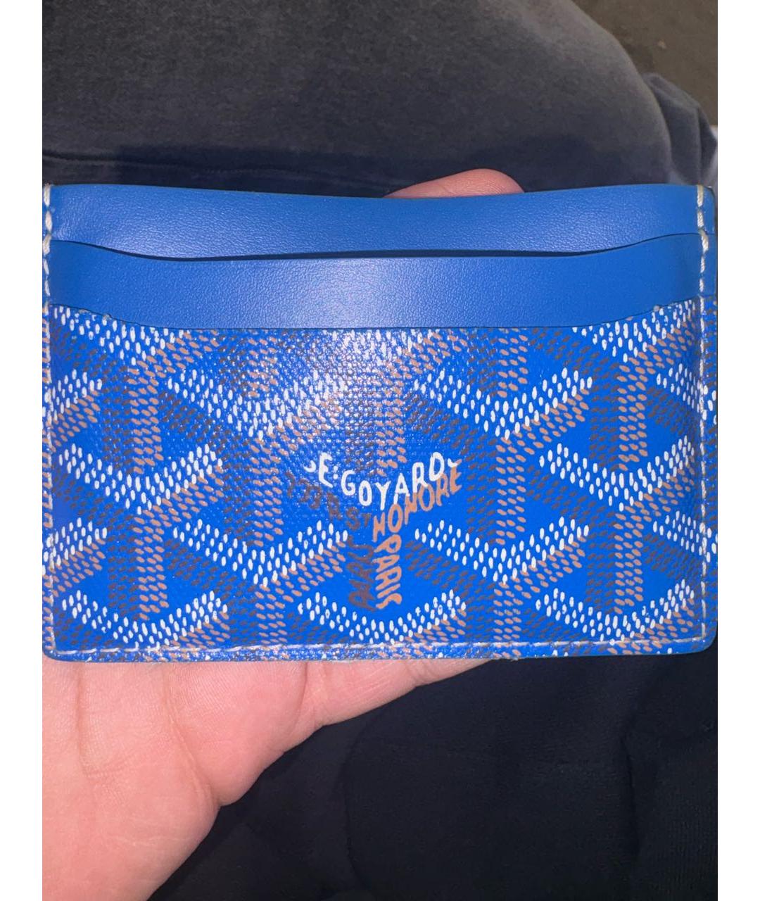 GOYARD Синий кардхолдер, фото 2