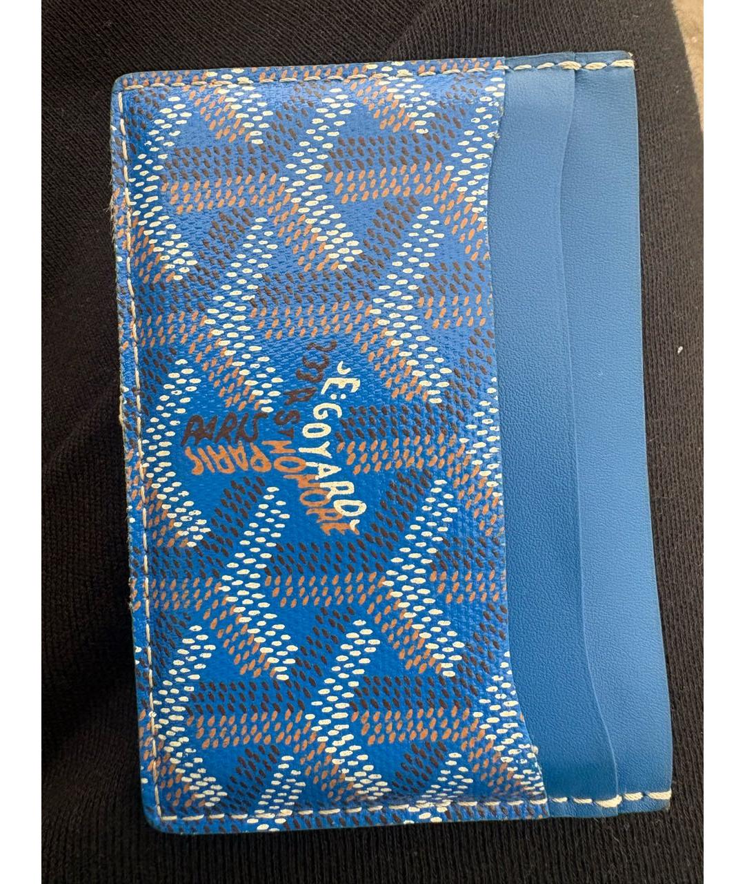 GOYARD Синий кардхолдер, фото 6