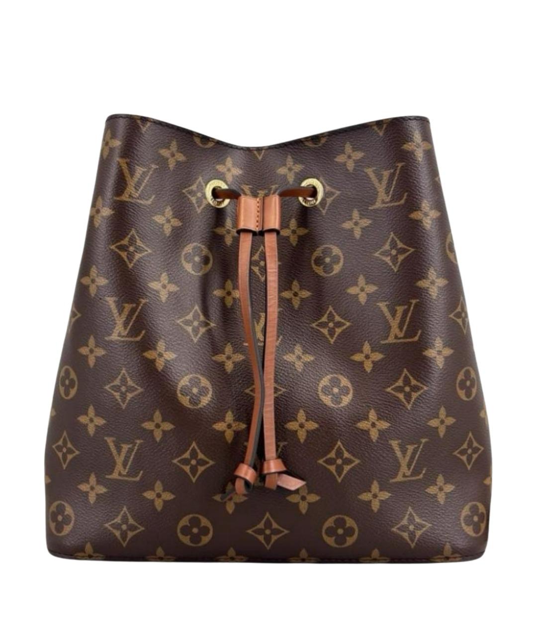 LOUIS VUITTON Коричневая сумка через плечо из канвы, фото 1