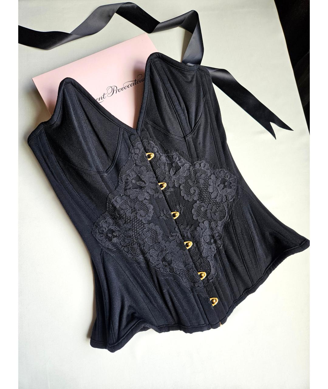 AGENT PROVOCATEUR Черный модальный корсет, фото 3