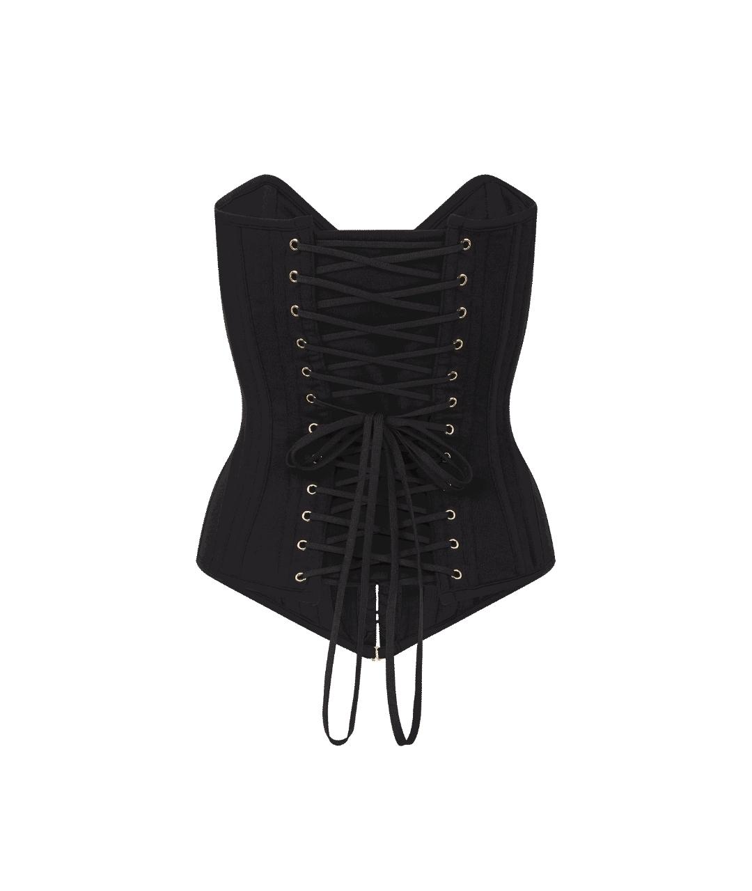 AGENT PROVOCATEUR Черный модальный корсет, фото 2