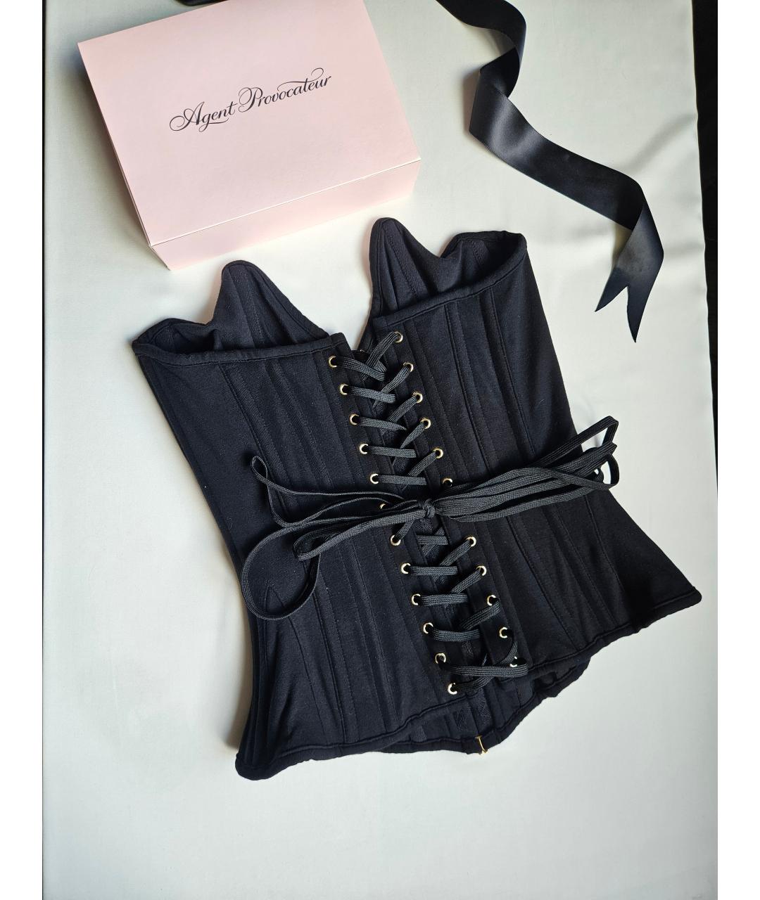 AGENT PROVOCATEUR Черный модальный корсет, фото 5