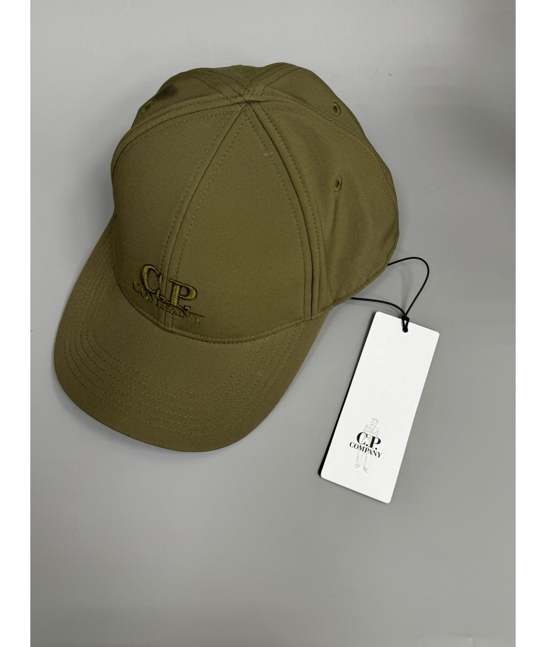 CP COMPANY Зеленая синтетическая кепка/бейсболка, фото 2