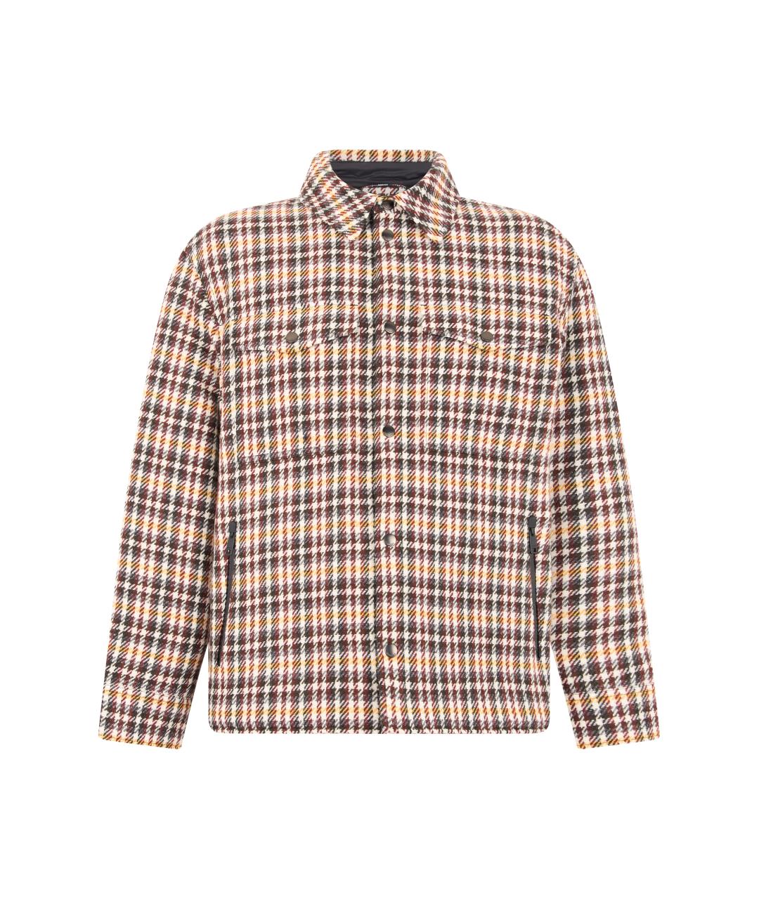 BURBERRY Мульти шерстяная куртка, фото 4