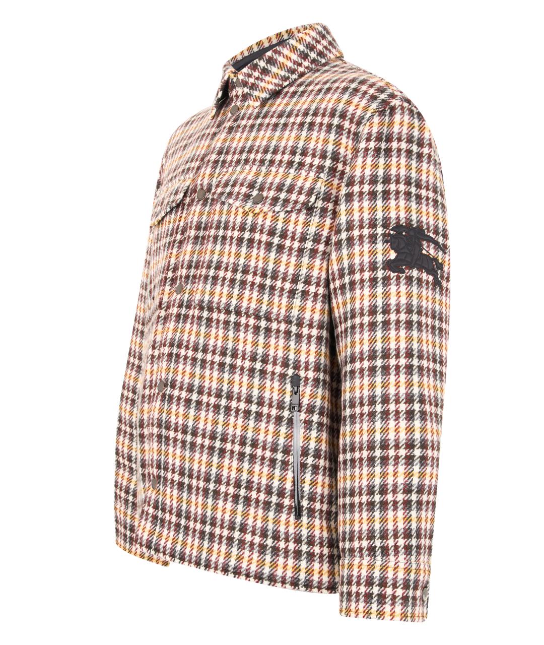 BURBERRY Мульти шерстяная куртка, фото 3