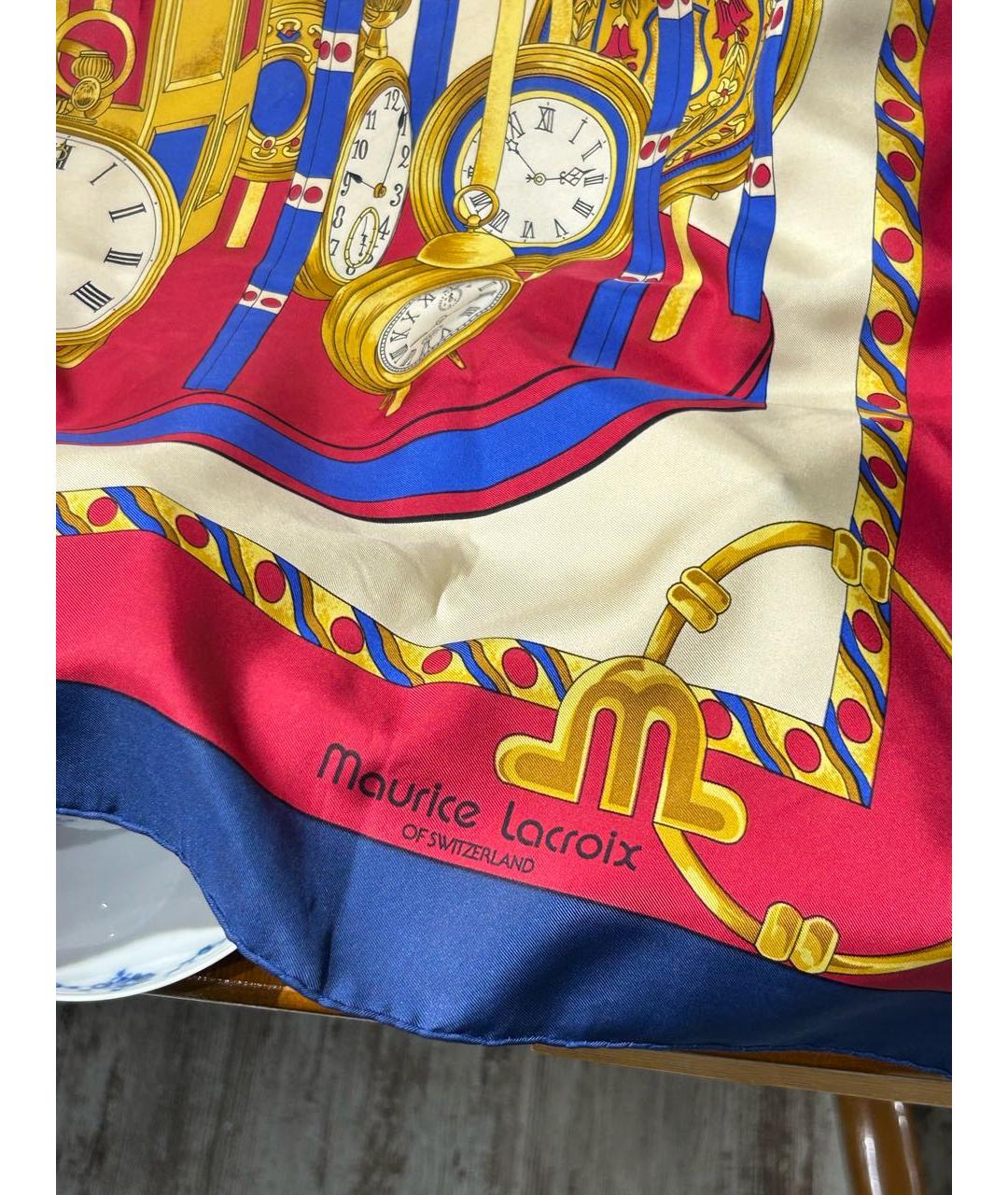 MAURICE LACROIX Мульти шелковый платок, фото 2