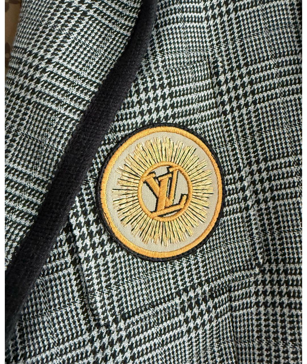 LOUIS VUITTON Серый шерстяной жакет/пиджак, фото 4