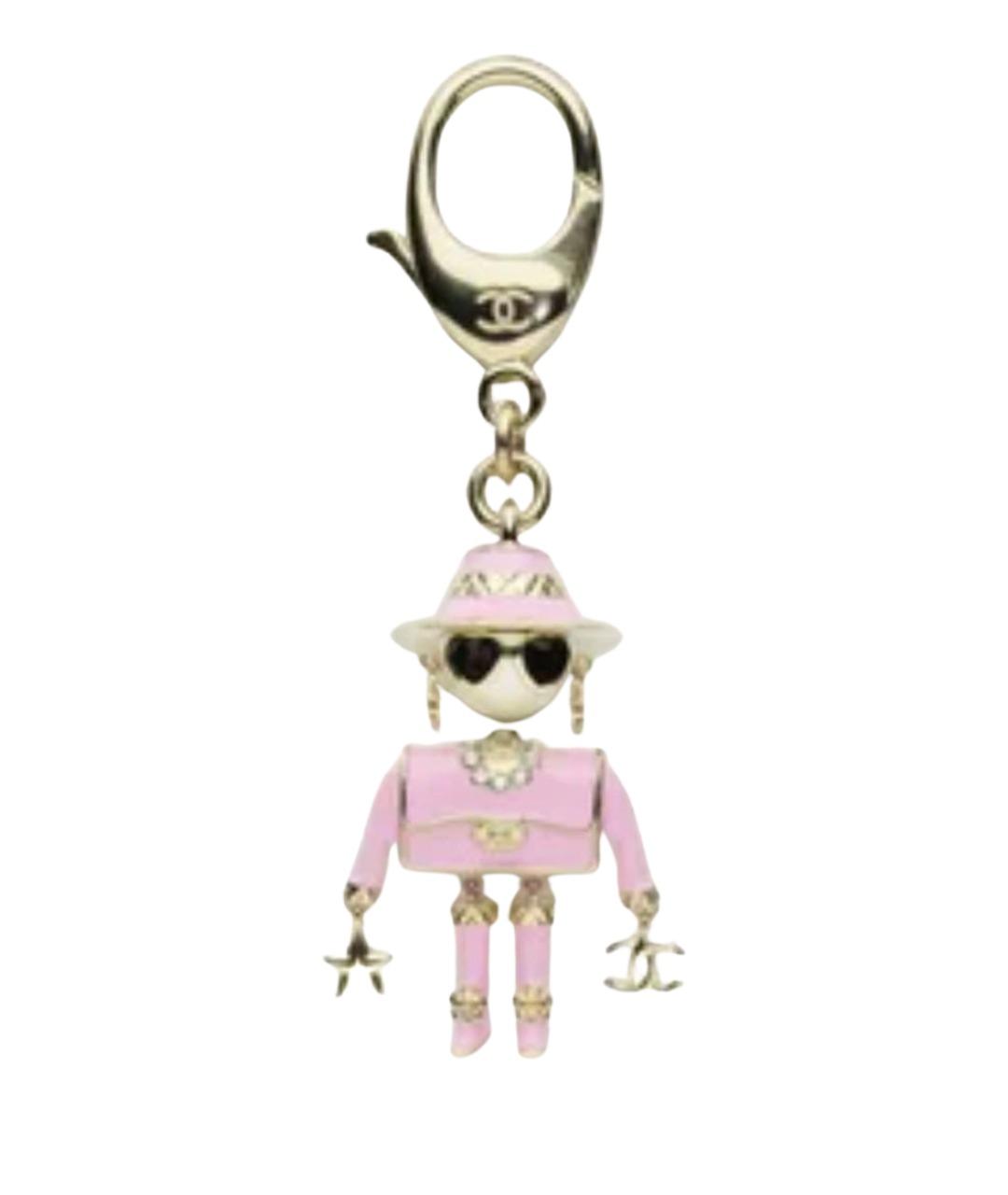 CHANEL Розовый брелок, фото 1
