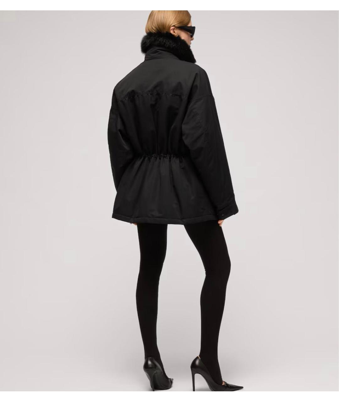 GUCCI Черный хлопковый пуховик, фото 4