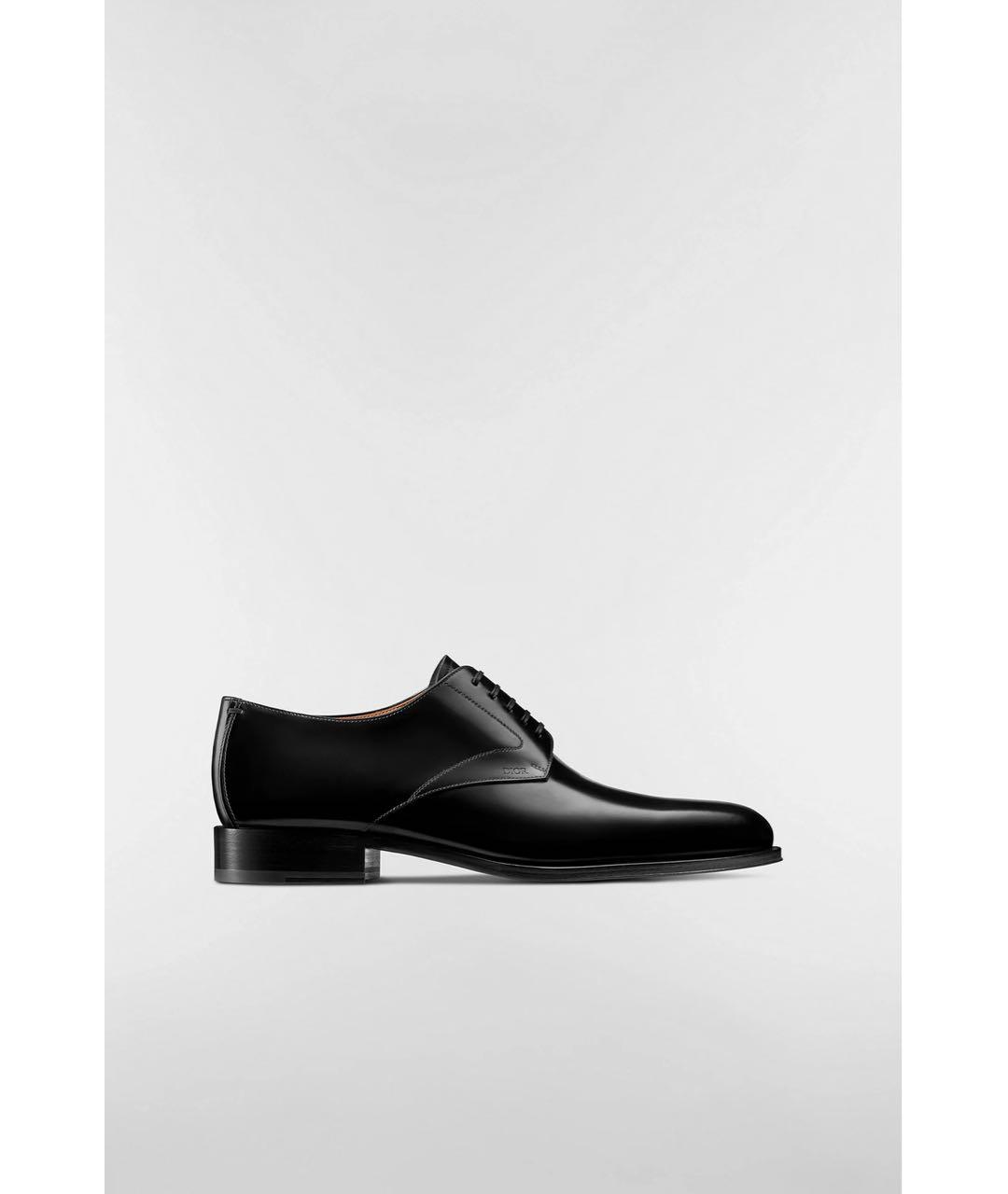 CHRISTIAN DIOR Черные кожаные туфли, фото 8