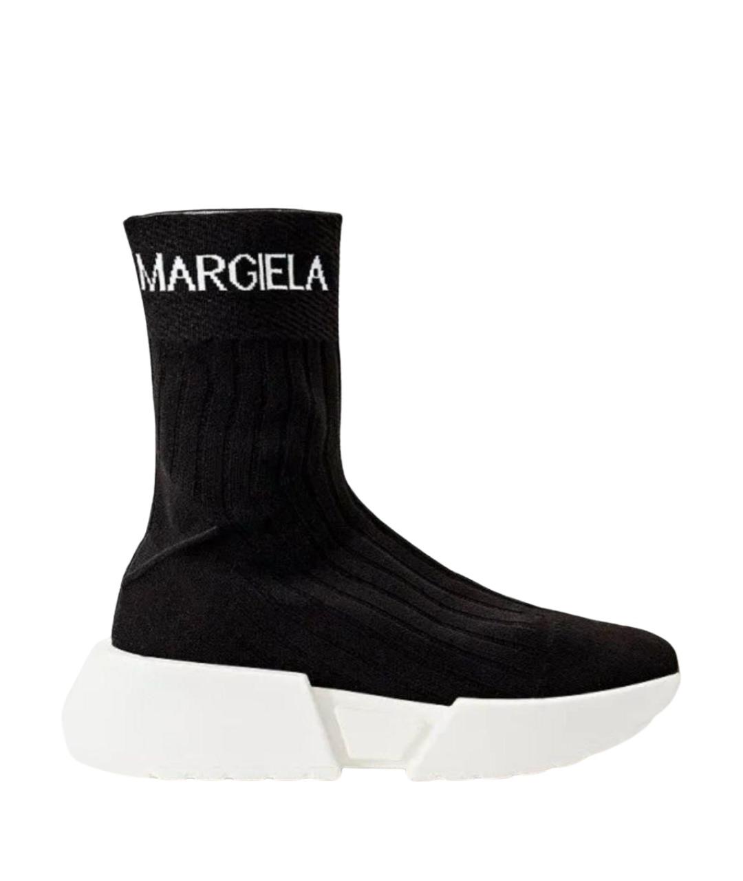 MM6 MAISON MARGIELA Черные текстильные кроссовки, фото 1