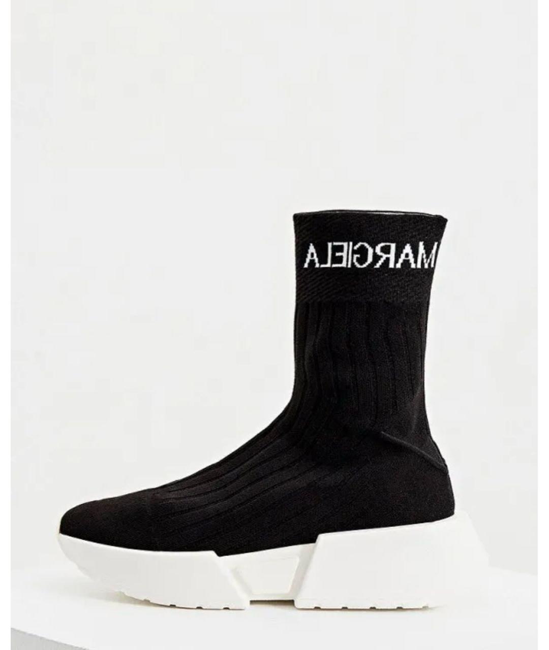 MM6 MAISON MARGIELA Черные текстильные кроссовки, фото 5