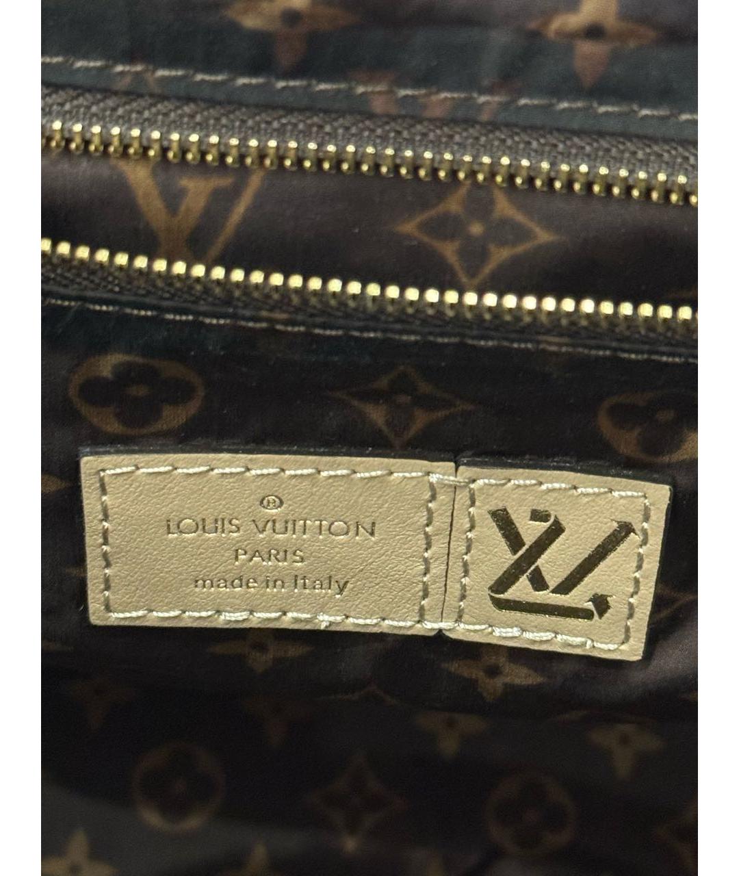 LOUIS VUITTON Бежевая нейлоновая сумка тоут, фото 7