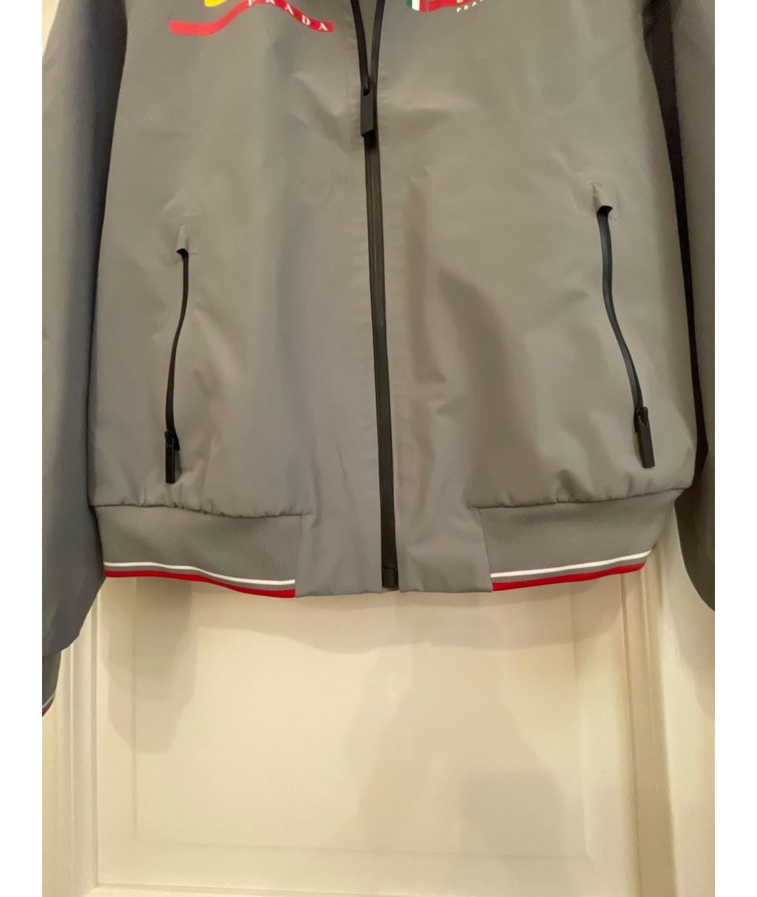 PRADA Серая куртка, фото 4