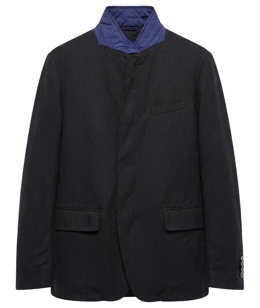 JIL SANDER Черная шерстяная куртка, фото 1